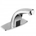 Single Cold Automatic Hands Touch Free Bathroom Sensor Faucet  Chrome Finish - B06XV22J7G
